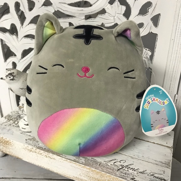 Squishmallows “Tally” the Rainbow Cat - Picture 1 of 7